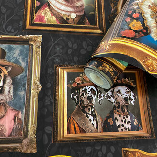 Dutch Wallcoverings Behang - Imaginarium III - Charcoal - 13790 Dutch Wallcoverings Behang - Imaginarium III - Charcoal - 13790