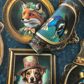 Dutch Wallcoverings Behang - Imaginarium III - Navy - 13791 Dutch Wallcoverings Behang - Imaginarium III - Navy - 13791