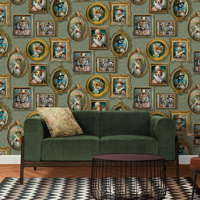 Dutch Wallcoverings Dutch Wallcoverings - Imaginarium III - Sage  - 13792