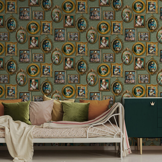 Dutch Wallcoverings Dutch Wallcoverings - Imaginarium III - Sage  - 13792