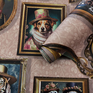 Dutch Wallcoverings Behang - Imaginarium III - Pink - 13793 Dutch Wallcoverings Behang - Imaginarium III - Pink - 13793