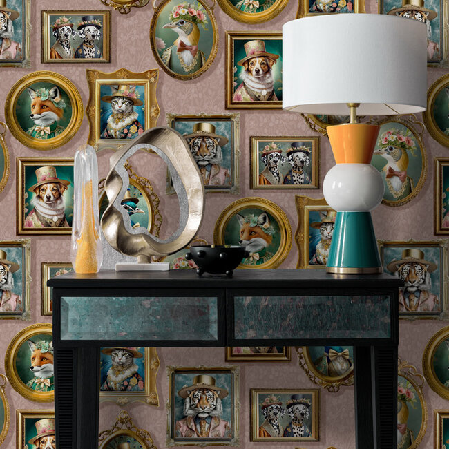 Dutch Wallcoverings Dutch Wallcoverings - Imaginarium III - Pink - 13793