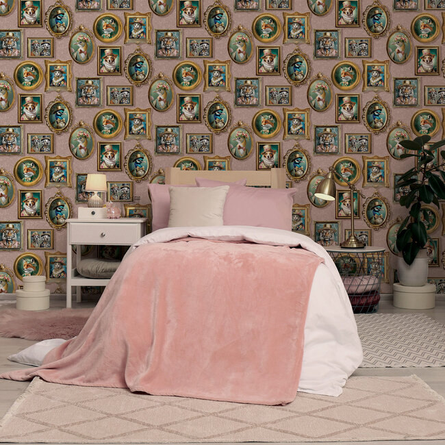 Dutch Wallcoverings Dutch Wallcoverings - Imaginarium III - Pink - 13793