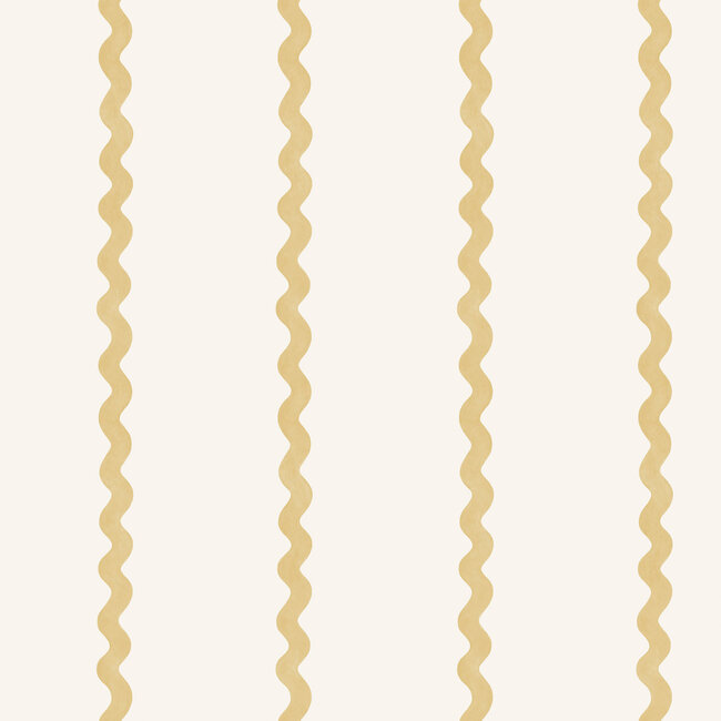 Dutch Wallcoverings Dutch Wallcoverings - Adventure Awaits - Do The Wiggle Stripe Ochre - Ochre - 13980