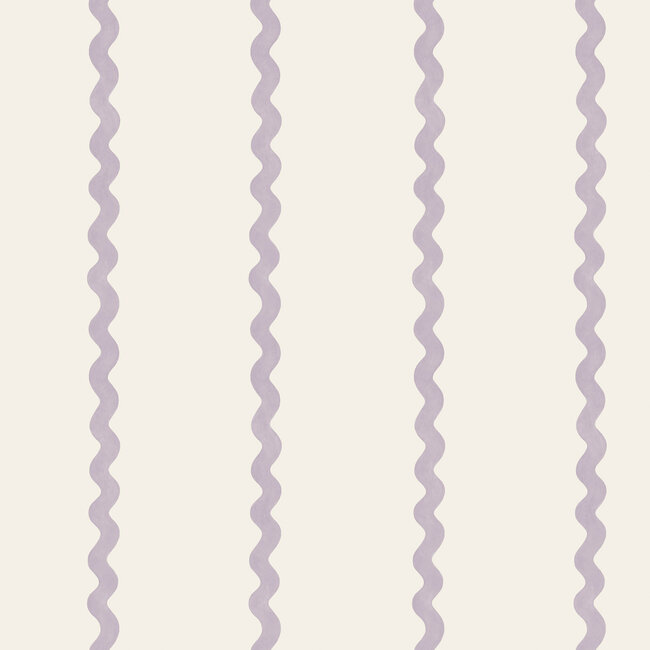 Dutch Wallcoverings Dutch Wallcoverings - Adventure Awaits - Do The Wiggle Stripe Lilac - Lilac - 13981