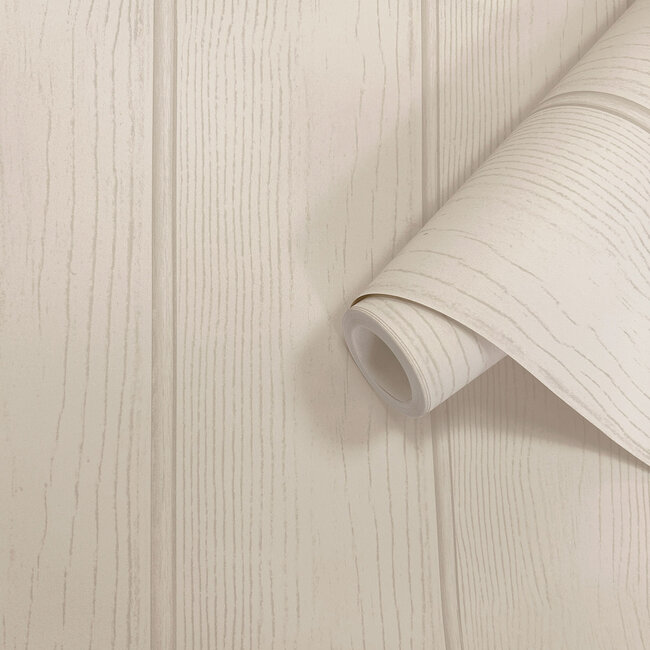 Dutch Wallcoverings Dutch Wallcoverings - Adventure Awaits - Tongue & Groove Beige - Beige - 13991