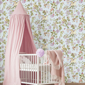 Dutch Wallcoverings Adventure Awaits - Away with the Fairies Sky Blue