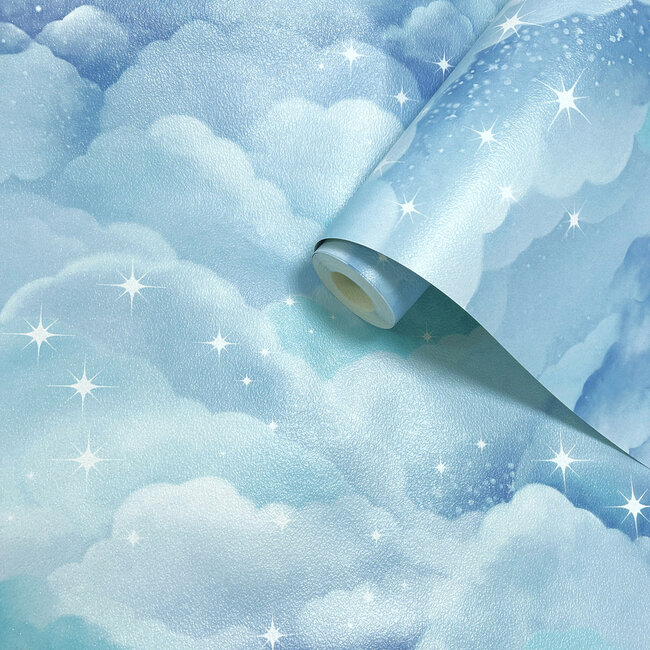 Dutch Wallcoverings Dutch Wallcoverings - Adventure Awaits - Dreamland Aqua - Aqua - 14131