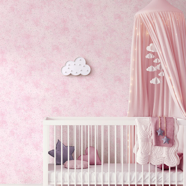 Dutch Wallcoverings Dutch Wallcoverings - Adventure Awaits - Iridescent Texture Pink - Pink - 91061