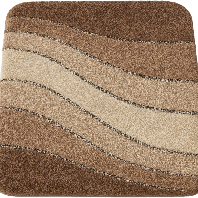 Kleine Wolke Badmat Ocean Taupe