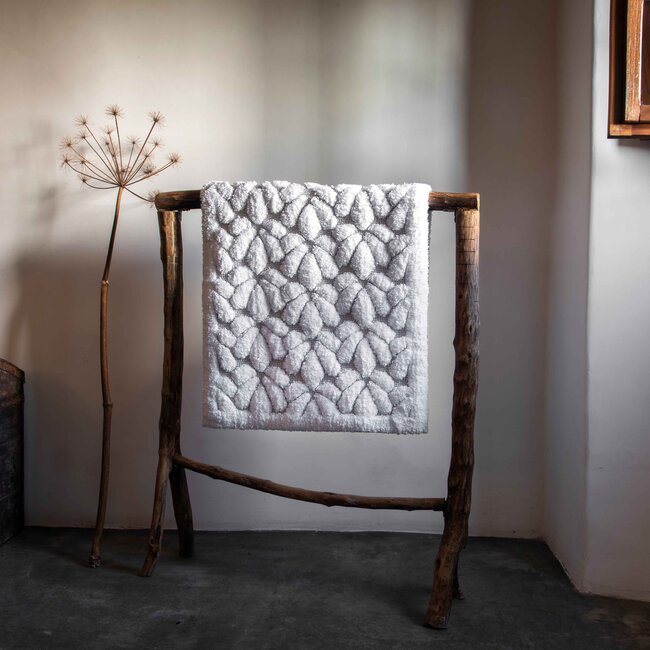 Dutch Wallcoverings Sorema - Badmat - Grace - White - 60x100cm