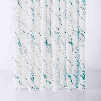 Dutch Wallcoverings Sorema - Douchegordijn - Marble- Baltic Sea - 180x200cm Dutch Wallcoverings Sorema - Douchegordijn - Marble- Baltic Sea - 180x200cm