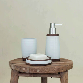 Dutch Wallcoverings Sorema - Zeeppomp - Rustic - White - Keramiek Dutch Wallcoverings Sorema - Zeeppomp - Rustic - White - Keramiek