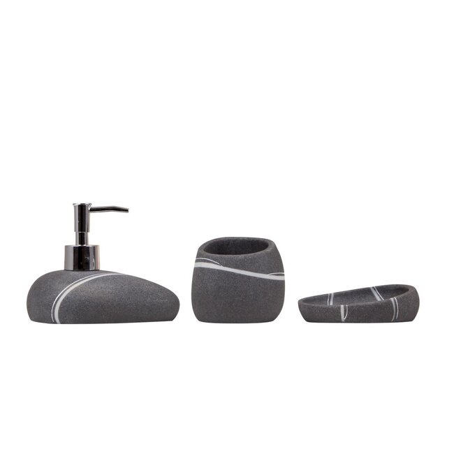 Dutch Wallcoverings Sorema - Zeeppomp - Tokyo- Grey - Resina