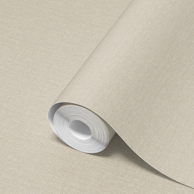 Dutch Wallcoverings Dutch Wallcoverings - Linen & Textures - uni beige - Vliesbehang - 10m x 53cm - LT10002