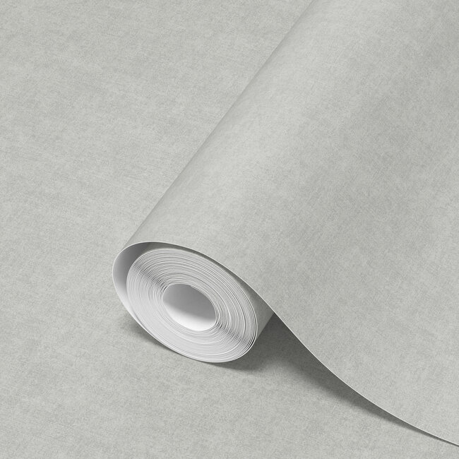 Dutch Wallcoverings Dutch Wallcoverings - Linen & Textures - uni grey - Vliesbehang - 10m x 53cm - TT10002