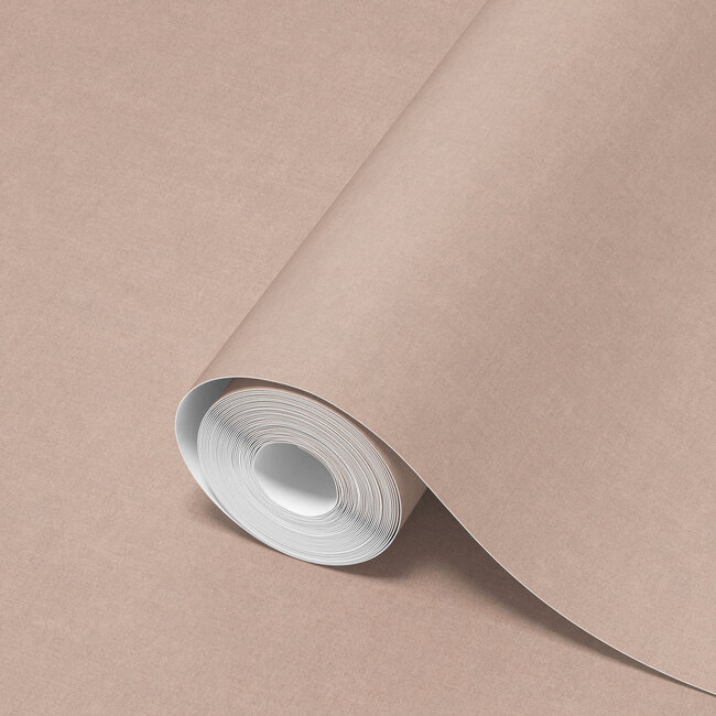 Dutch Wallcoverings Dutch Wallcoverings - Linen & Textures - uni pink - Vliesbehang - 10m x 53cm - TT10006