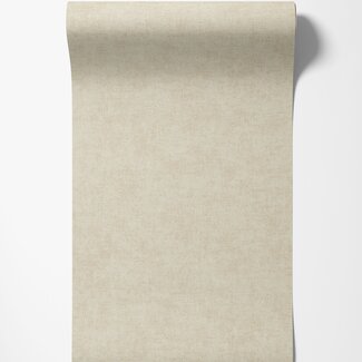 Dutch Wallcoverings Vliesbehang - Linen & Textures - uni sandbeige - TT10012