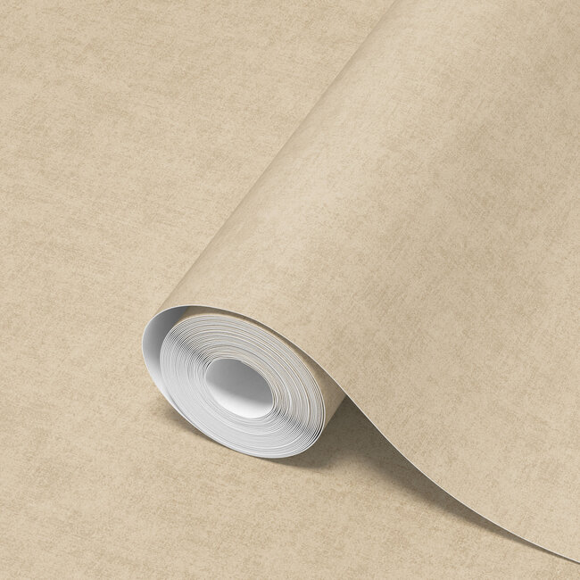 Dutch Wallcoverings Dutch Wallcoverings - Linen & Textures - uni champagne - Vliesbehang - 10m x 53cm - TT10013