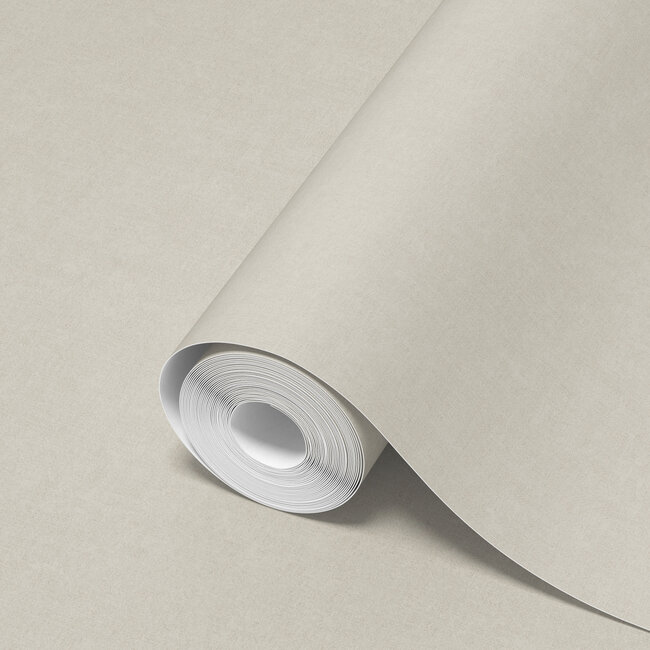 Dutch Wallcoverings Dutch Wallcoverings - Linen & Textures - uni offgrey- Vliesbehang - 10m x 53cm - TT10018