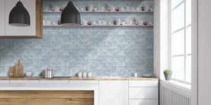 Is behang geschikt voor de badkamer of keuken?