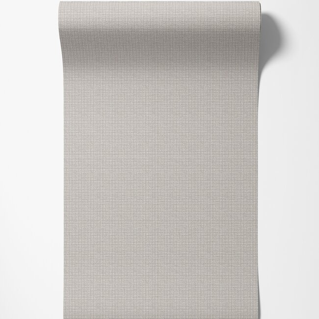 Dutch Wallcoverings Duch Wallcoverings - Grace Tweed plain grey - vliesbehang - 10m x 53cm - GR322603