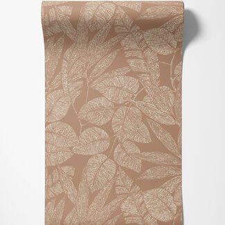 Dutch Wallcoverings Vliesbehang - Omura- Lorena Imotif terra - A69502