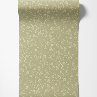Dutch Wallcoverings Vliesbehang - Omura- Calluna groen - A71403