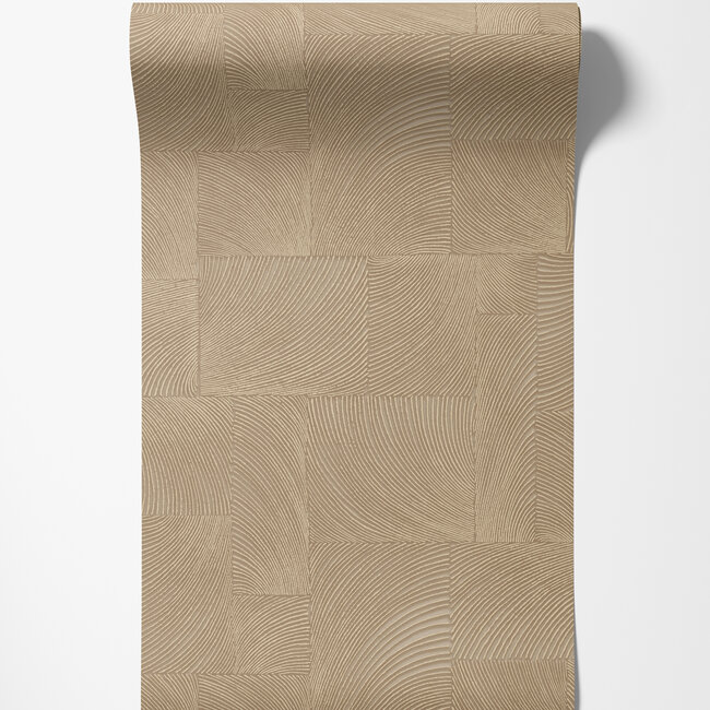 Dutch Wallcoverings Dutch Wallcoverings - Omura- Murio beige - Vliesbehang - 10m x 53cm - A71502