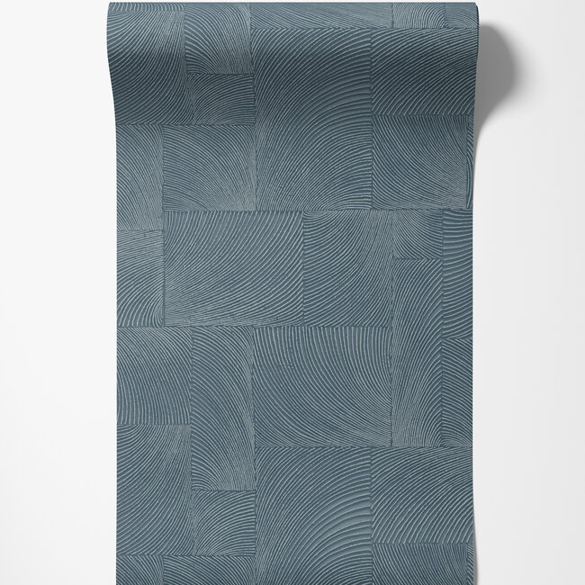 Dutch Wallcoverings Dutch Wallcoverings - Omura- Murio blauw - Vliesbehang - 10m x 53cm - A71504