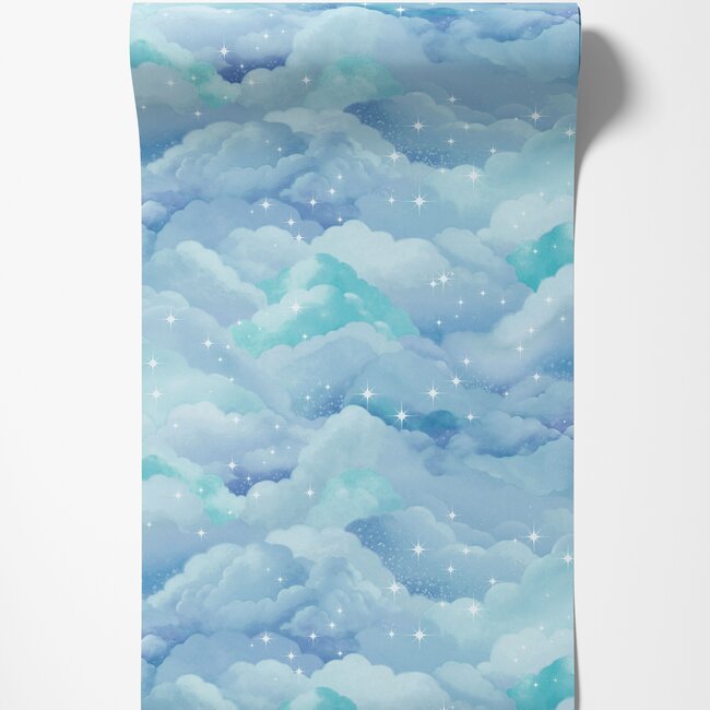 Dutch Wallcoverings Dutch Wallcoverings - Adventure Awaits - Dreamland Aqua - Aqua - 14131