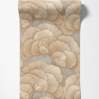 Dutch Wallcoverings Vliesbehang - Renaissance - Blossom Green/Gold - RE521014 Dutch Wallcoverings Vliesbehang - Renaissance - Blossom Green/Gold - RE521014