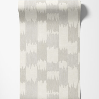 Dutch Wallcoverings Vliesbehang - Renaissance - Textured Loom Cream/Grey - RE521031