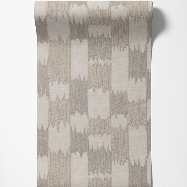 Dutch Wallcoverings Dutch Wallcoverings - Renaissance - Textured Loom Beige  - Vliesbehang - 10m x 53cm - RE521033