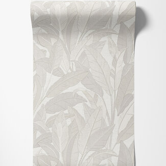 Dutch Wallcoverings Vliesbehang - Renaissance - Leaves White - RE521051