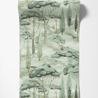 Dutch Wallcoverings Vliesbehang - Arcadia- Canopy groen - A69202