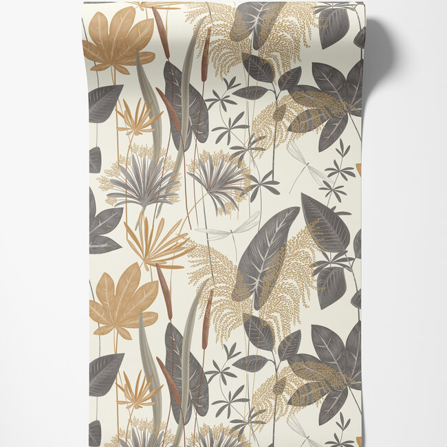 Dutch Wallcoverings Dutch Wallcoverings - Arcadia- Loma beige - Vliesbehang - 10m x 53cm - A70701