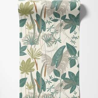 Dutch Wallcoverings Vliesbehang - Arcadia- Loma groen - A70702
