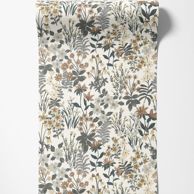 Dutch Wallcoverings Dutch Wallcoverings - Arcadia- Agnala beige - Vliesbehang - 10m x 53cm - A70901