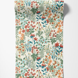 Dutch Wallcoverings Vliesbehang - Arcadia- Agnala groen/multi - A70902