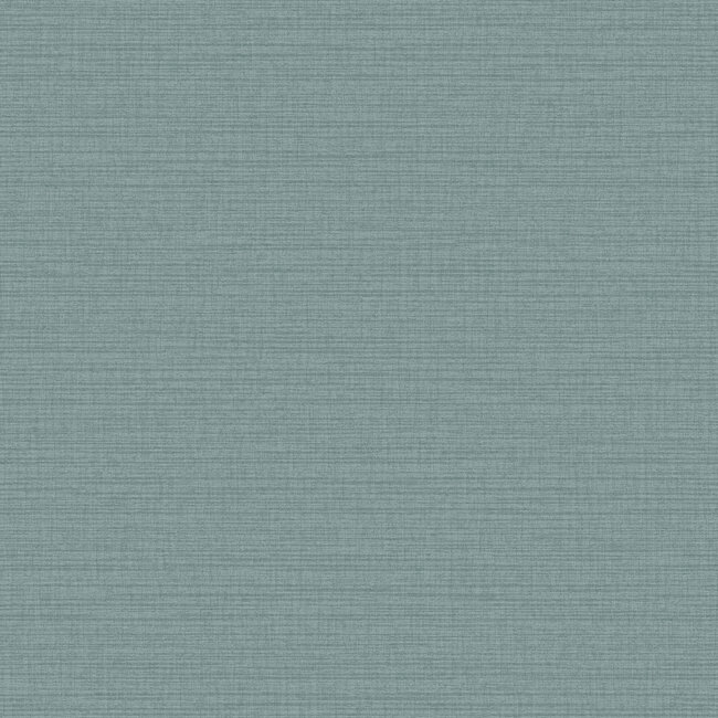 Dutch Wallcoverings Dutch Wallcoverings - Flora- uni blauwgroen - M720-14 - Vliesbehang - 53cm x 10m