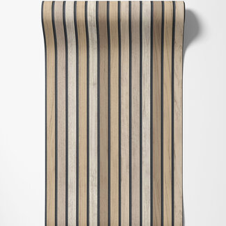 Dutch Wallcoverings Dutch Wallcoverings - Illusion- houten plankjes beige - B312-08 Dutch Wallcoverings Dutch Wallcoverings - Illusion- houten plankjes beige - B312-08