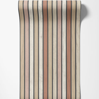 Dutch Wallcoverings Dutch Wallcoverings - Illusion- houten plankjes beige - B312-10 Dutch Wallcoverings Dutch Wallcoverings - Illusion- houten plankjes beige - B312-10