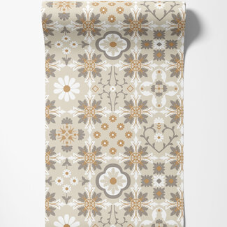 Dutch Wallcoverings Dutch Wallcoverings - Illusion- tegels beige - M894-07