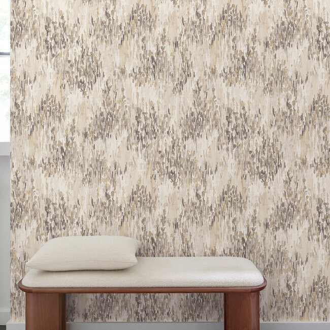 Dutch Wallcoverings Dutch Wallcoverings - Inia- Abstract Grasses grijs - Vliesbehang - 10m x 53cm - A82801