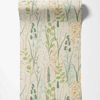 Dutch Wallcoverings Dutch Wallcoverings - Karuna- Galia l.roze/groen - A76202