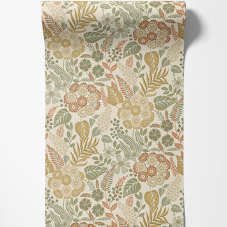 Dutch Wallcoverings Dutch Wallcoverings - Karuna- Alice beige/groen - A76602