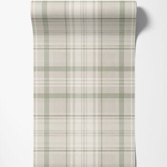 Dutch Wallcoverings Dutch Wallcoverings - Imaginarium 3 - Kirkham Check Green - 14181