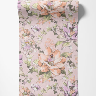 Dutch Wallcoverings Papierbehang - Dream Catcher- Floral Fairies Pink - 13211