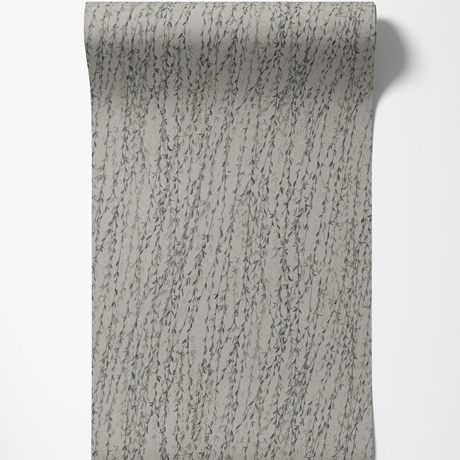 Dutch Wallcoverings Dutch Wallcoverings - Tapestry Willow Steamside Grey - Vliesbehang - 10m x 53cm - TP422505